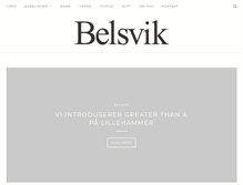 Tablet Screenshot of belsvik.no